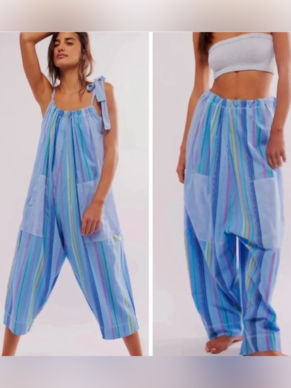 Free People Intimately Dream In Color Convertible Jumpsuit size XS